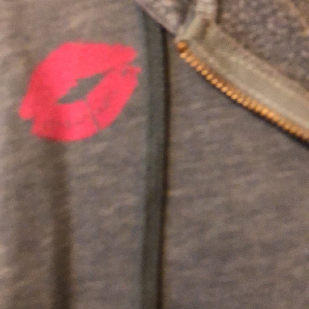 Wildfox Burnout hoodie Kiss size Small New - Picture 7 of 12